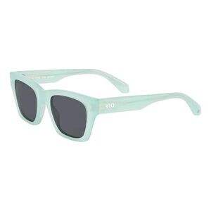 Off-White Mint Green Square Sunglasses